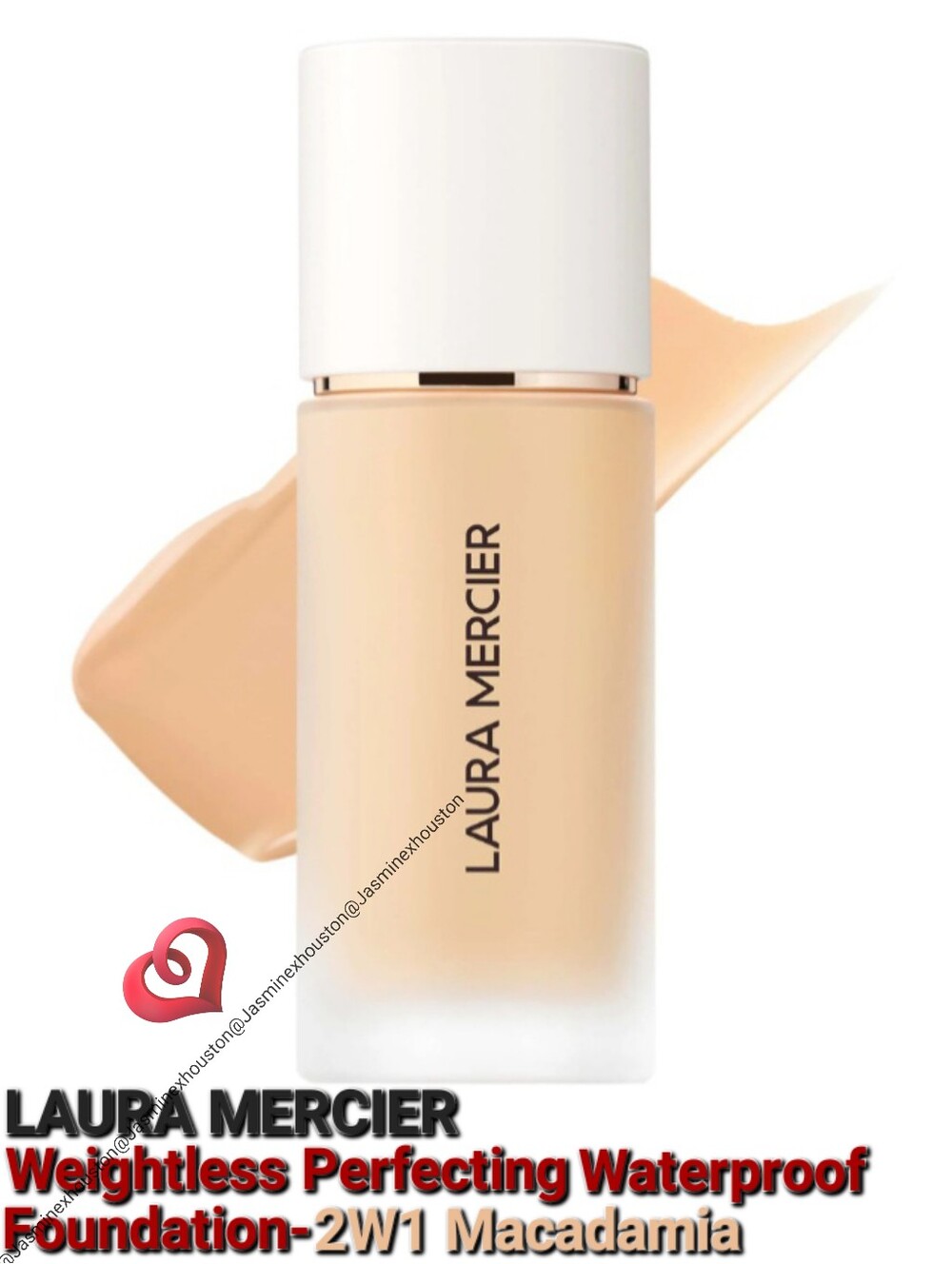 LAURA MERCIER Real Flawless Weightless  Perfecting Foundation 2W1 Macadamia